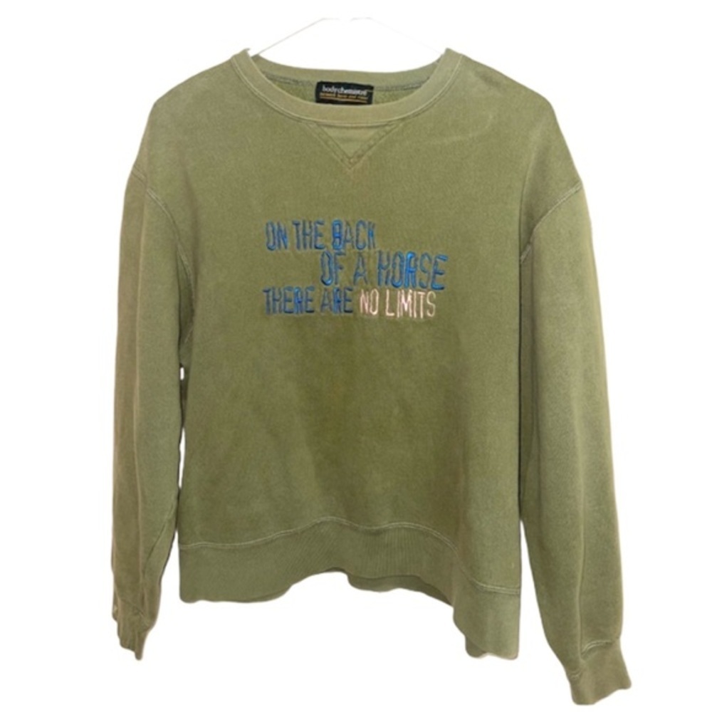 Riding Sweatshirt Vintage Horses Body Chemistre Riding Sweatshirt Oversized